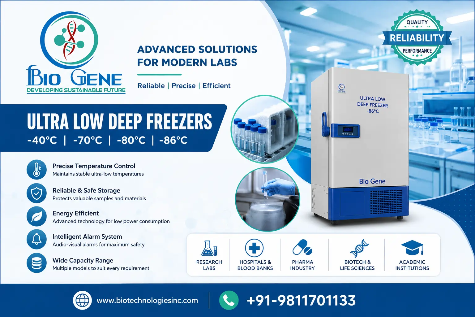 Application, Uses and Preventive Maintenance Of Ultra Low Deep Freezers Specially During Summer Months
