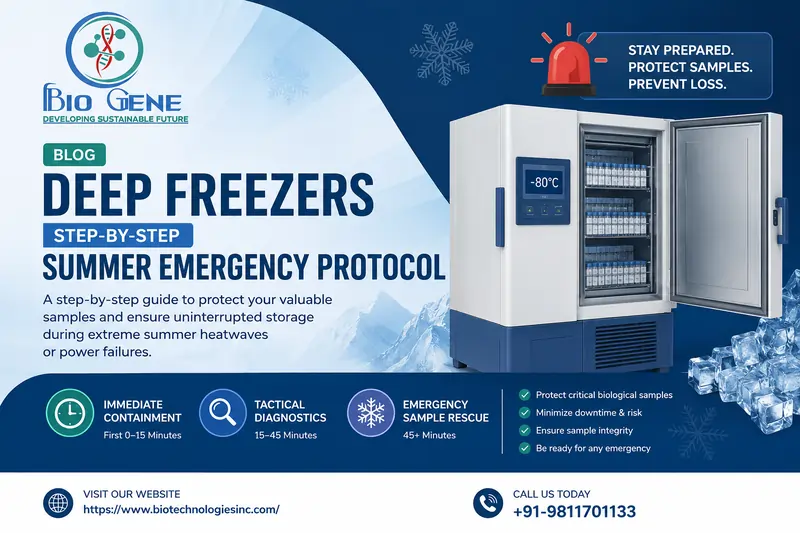 Deep Freezers Step-by-Step Summer Emergency Protocol